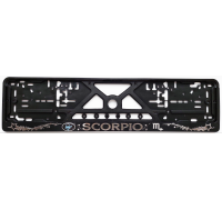 Number Plate Frame raised 3D embossed Zodiac sign 